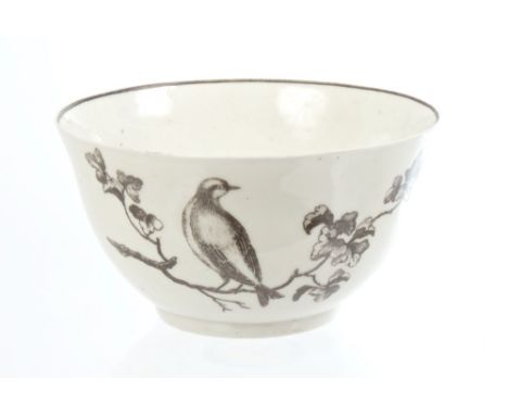 18th century Worcester Hancock bird printed tea bowl, circa 1758 CONDITION REPORT Appears to be in good original condition