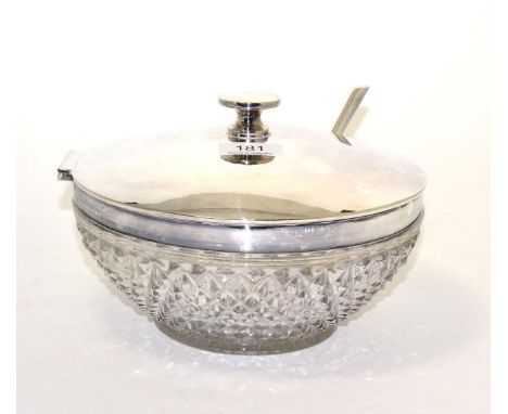 A WMF and crystal glass punch bowl with ladle (2)