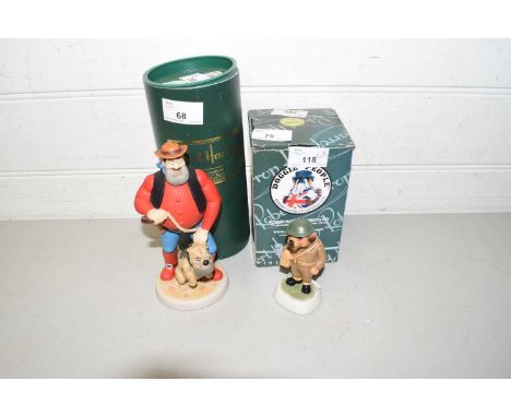 Robert Harrop Beano and Dandy collection Desperate Dan One Man and his Dog together with Robert Harrop Collectors Club Border