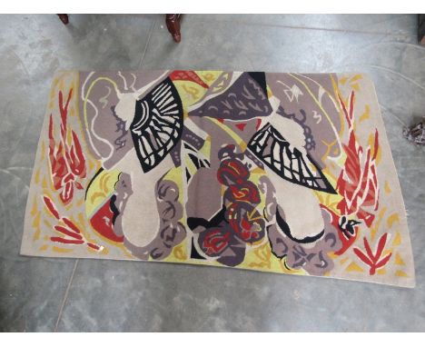 An Art Deco tapestry wall hanging, 85 x 140cm