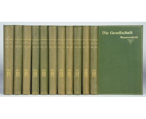 Oskar Panizza. 27 Erstdrucke in der Zeitschrift »Die Gesellschaft«, davon 16 von Panizza verfasste Rezensionen. Leipzig, Wilh