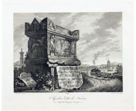 Domenico Amici. Raccolta delle principali vedute di Roma. Disegnate dal vero ed incise. Rom, Giovanni Raffaelli 1835-1837. 40