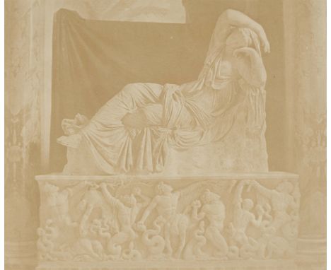   Giacomo CanevaSkulpturen, Vatikanische und Kapitolinische Museen  7 Salzpapierabzüge, jeweils vom Papiernegativ. Von 18,5 x