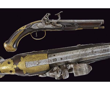 dating: first quarter of the 19th Century provenance: North Italy, Smoothbore, two-stage, 12 mm cal. barrel, octagonal and wi