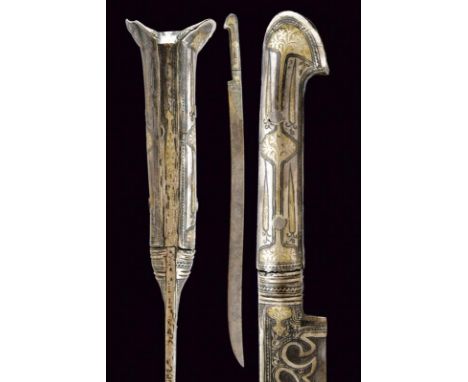 dating: Late 18th - Early 19th Century provenance: Ottoman Empire, Slightly counter-curved blade with slightly hollow faces, 