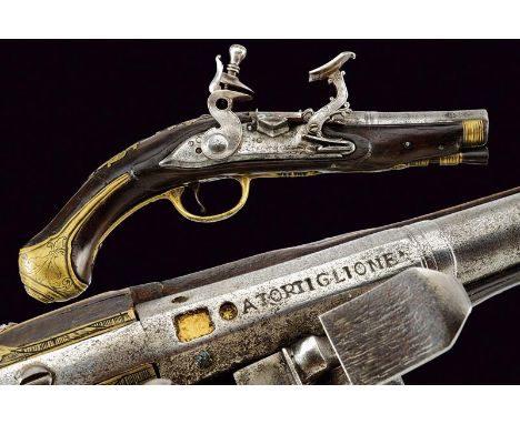 dating: Second half of the 18th Century provenance: Stazzema, Smoothbore, two-stage, 12 mm cal. barrel, octagonal at the firs