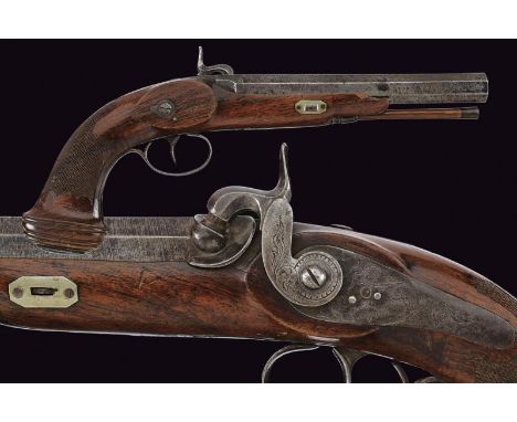 dating: Mid 19th Century provenance: Turin, Smoothbore, octagonal, twisted barrel, 17,3 mm. cal. at the nozzle. Backward spri
