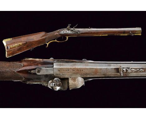 dating: first quarter of the 19th Century provenance: Austria, Octagonal, rifled, 15 mm cal barrel, provided with fixed fores