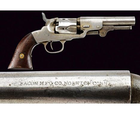 dating: 1858 - 1867 provenance: USA, Cylindrical, 4’, rifled, 31 cal. barrel (pitting inside, remains of rifling), with brass