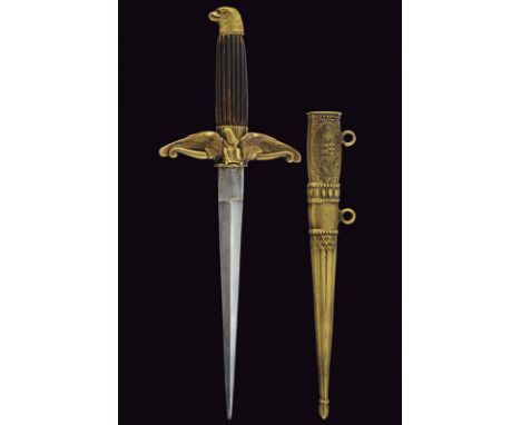 dating: Second quarter of the 20th Century provenance: Hungary, Straight, double-edged blade, ribbed in the middle and provid