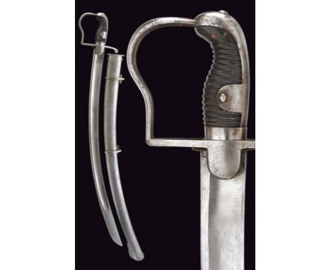 dating: Second half of the 19th Century provenance: Prussia, Wide and strong curved blade, with fuller for a good part of its