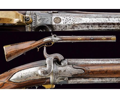 dating: First half of the 19th Century provenance: Germany, Barrels with octagonal breech, then faceted and finally octagonal