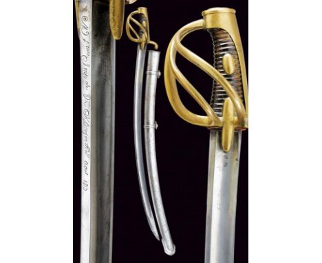 dating: 1813 provenance: France, Large, curved, single-and short false-edged blade, with wide fuller, pitting and signs of us