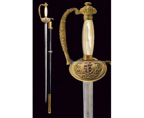 dating: First half of the 19th Century provenance: Kingdom of the Two Sicilies, Straight, single-edged blade, the first part 