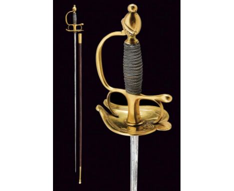 dating: first quarter of the 19th Century provenance: Southern Italy, Long, thin, straight, double-edged balde (probably 18th