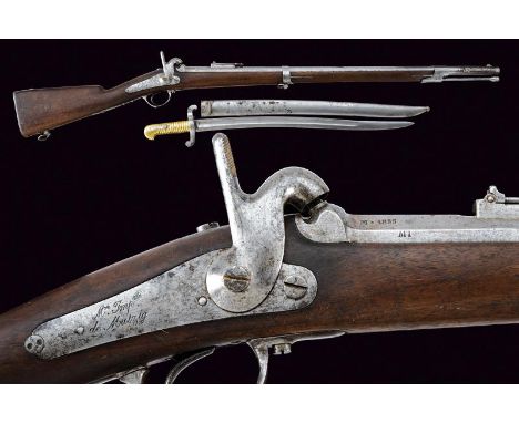 dating: 1855 provenance: Mutzig, Smoothbore, round barrel, octagonal breech with marks 'D' and 'T' under the crown and within