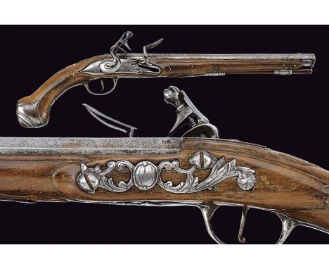 dating: Third quarter of the 19th Century provenance: Spain, Smoothbore, two-stage, 16,4 mm cal. barrel, first octagonal then