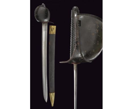 dating: Mid 19th Century provenance: Sardinian Kingdom, Wide, almost straight, single-edged blade and tip with wide centre fu