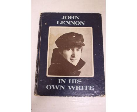  A Signed Hardback Copy Of John Lennon's Book In His Own Write Third Edition Book, The Book Is Signed On The First Page. Come