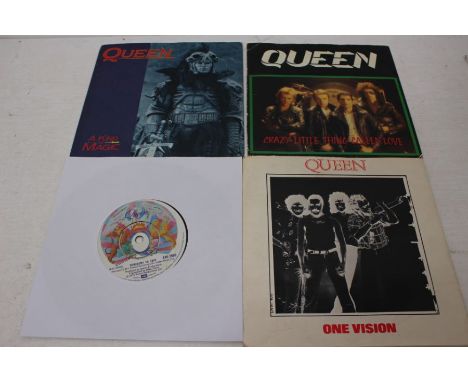 A Box Of 7 " Hard Rock/ Rock Singles. Artists Include Queen, Bon Jovi, The Cult, Fleetwood Mac, Guns N Roses ,Hawkwind, Deep 