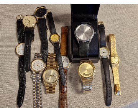 Collection of Designer Gents and Ladies Wrist Watches, inc Rotary, Citizen, Limit etc..