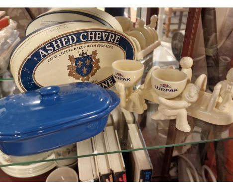 Trio of Lurpak Collectables plus a boxed Ashed Chevre Goats Cheese Baker