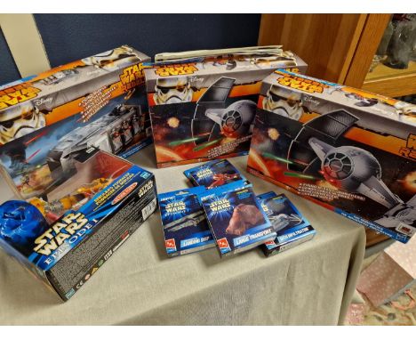 Group of 3 Boxed Hasbro Star Wars Rebels Vehicles to include Imperial Troop Transport and Inquisitor’s Tie Advanced Prototype