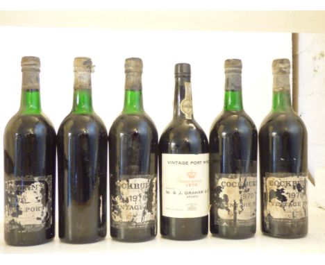 Grahams Vintage Port 1970 1 bt Cockburns Vintage Port 1970 5 bts From the off-site cellar of a long term collector in Yorkshi