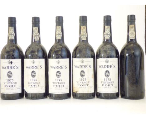 Warres 1975 Vintage Port 6 bts From the off-site cellar of a long term collector in Yorkshire. Bought from various sources, t