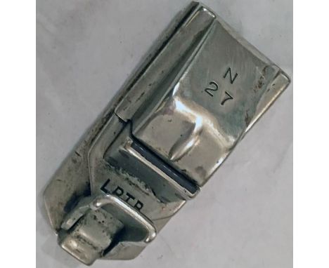 London Transport TICKET CANCELLER (punch), serial no N27, inscribed 'LPTB'. Used by conductors to cancel return and through t