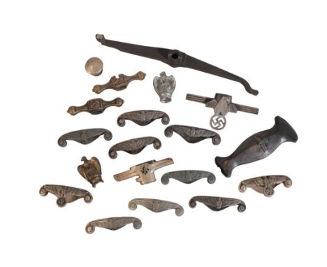 A COLLECTION OF THIRD REICH DAGGER PARTSmost of the Army parts have been denazified, sold with a number of Kreigsmarine parts