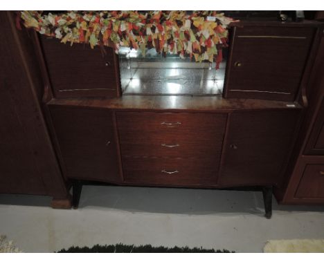 A vintage sapele sideboardCONDITION REPORT - 106cm high, 122cm wide, 63cm deep