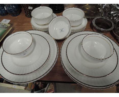 A selection of vintage plates and similar by Lubern with 22KT decoration