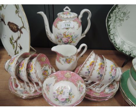 A vintage part tea service by Royal Albert in the Lady Carlyle patternCONDITION REPORT - No wear, cracks or chips. Gilt all g