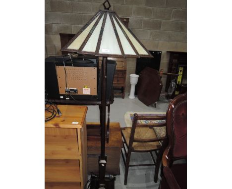 A modern Arts and Crafts style standard lamp