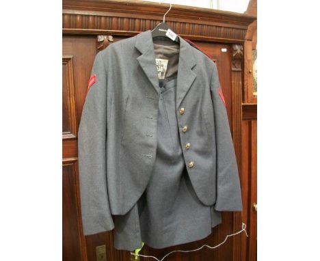 A Queen Alexandra Royal Army Nursing Corps (QARANC) grey uniform