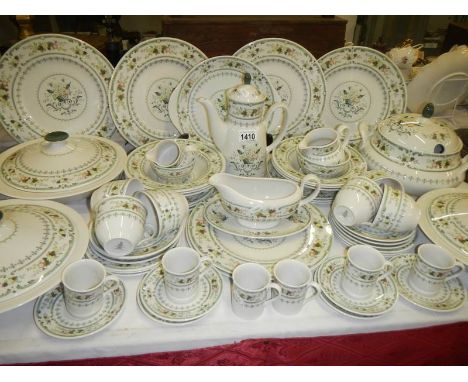 A very large quantity of Royal Doulton Provencal pattern tea and dinner ware
This appears to be a 1st quality set
3x lidded v