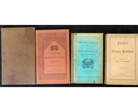 SUSAN SWAIN MADDERS (ED): FLETCHER'S NORWICH HANDBOOK, Norwich, Josiah Fletcher, 1857, 1st edition, 4 engraved plates and 1 p