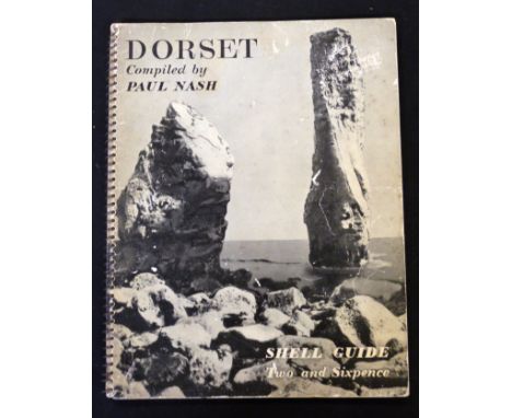 PAUL NASH: DORSET SHELL GUIDE, London, Architectural Press [1936], 1st edition, 4to, spiral bound, original pictorial wraps (