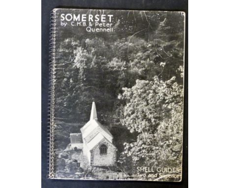 CHARLES HENRY BOURNE QUENNELL &amp; PETER QUENNELL: SOMERSET, SHELL GUIDE, London, Architectural Press [1936], 1st edition, 4