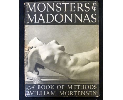 WILLIAM MORTENSEN: MONSTERS AND MADONNAS, San Francisco Camera Croft Publishing Co, 1946, 3rd printing, 4to, original spiral 