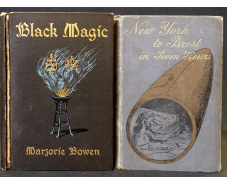 MARJORIE BOWEN: BLACK MAGIC, A TALE OF THE RISE AND FALL OF ANTICHRIST, London, Alston Rivers, 1909, 1st edition, 24pp advert