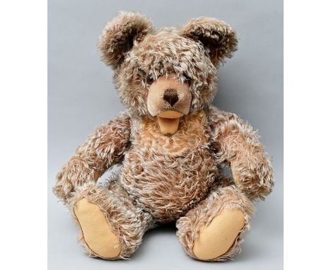 Teddy "Zotty", Österreich (?), 1970er JahreVermutlich von der Firma Steiff / In der Art von Steiff. Hervorquellende, braune P