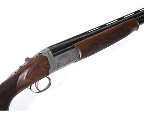 A 12 Bore Shotgun by Bettinsoli of Italy, with 76cm multi choke over and under barrels marked 'Bettinsoli Tarcisio Made in It