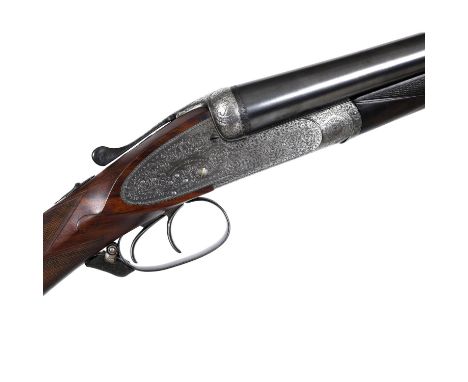 A fine Holland and Holland 12 Bore double barrel ejector shotgun with 71cm barrels numbered 14948, 'Sleeved' and with various