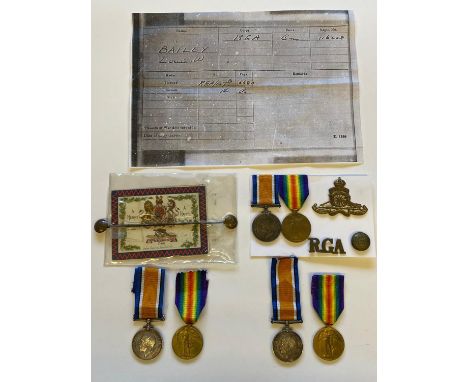 A Great War Pair Comprising War Medal and Victory Medal named to 221004 Dvr H.A. Arnold R.A. Private Arnold's first name was 