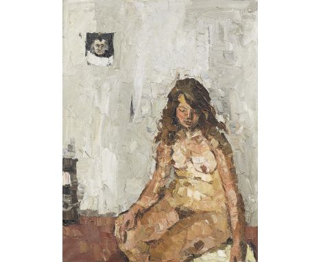 Sir Kyffin Williams R.A. (British, 1918-2006)Nude with Margaretha Trip  oil on canvas122 x 91.5 cm (48 x 36 in.)Footnotes:Pro