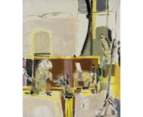 Robert Medley (British, 1905-1994)The Antique Room at the Slade signed and dated 'R. Medley/50' (upper right)oil on canvas76.