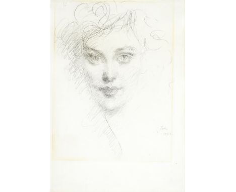 Augustus Edwin John O.M., R.A. (British, 1878-1961)Portrait of a Lady signed and dated 'John/1942' (lower right)pencil on pap