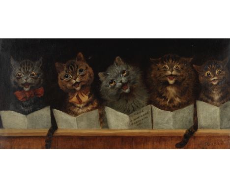 Louis William Wain (British, 1860-1939)Come Birdie Come and Live with Me signed 'Louis Wain.' (lower right)oil on canvas30.5 